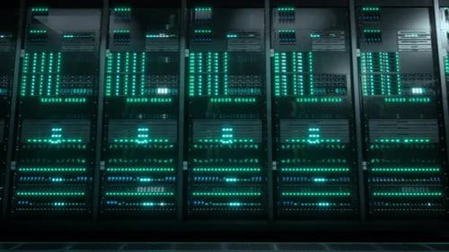 Inside Large Data Center. Advanced Cloud Computing Concept