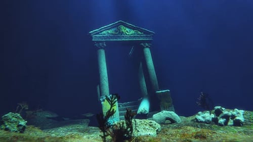 Lost Atlantis Gate Underwater