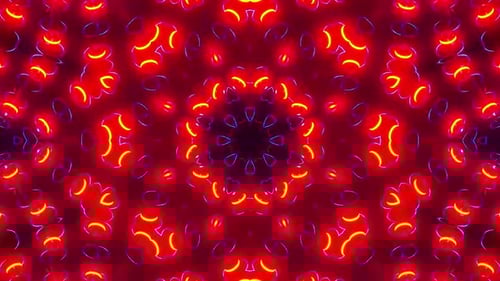 Dynamische abstrakte leuchtende Neonlichtanimation für energetische Hintergründe