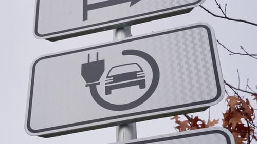 Electric Vehicle Charging Sign