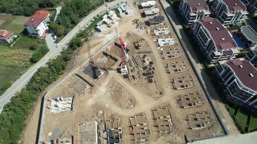 Aerial Construction Site