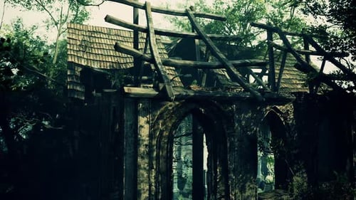 Decaying Monastery Deep in Forest