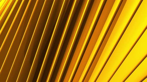 3D Golden Diagonal Lines Abstract Background Design