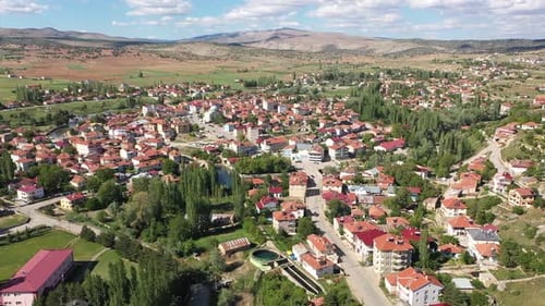 Aerial View Of Sızır Town 3
