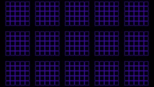 Purple And Turquoise Abstract Visual Particles Strobe Effect Background Vj Loop In 4K