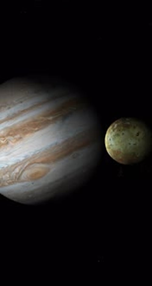 Jupiter planet and Io