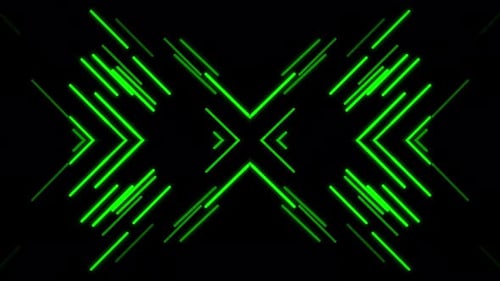 Green Neon VJ Loops