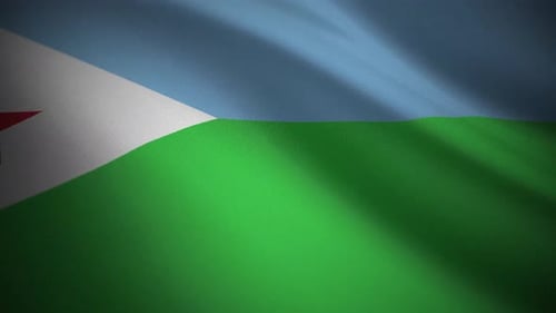 Realistic Waving Flag Animation Loop