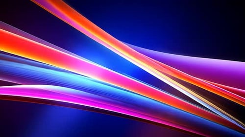 Vibrant, flowing lines of vivid color. Dynamic abstract design