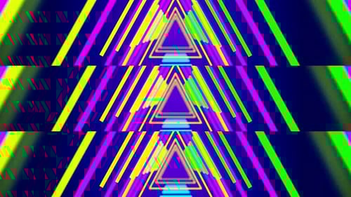 Space-Time Glowing Warp Tunnel