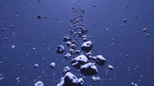 Flying Through Cosmic Asteroid Field in Deep Space