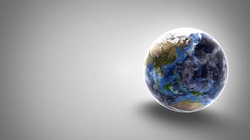 earth rotating background video