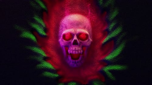 Ghost Skull Halloween Opening Particle01 4K