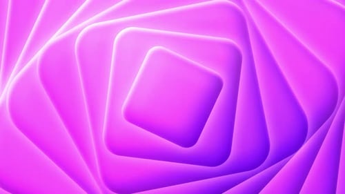 Abstract Pink and Purple Rotating Squares Loop Background