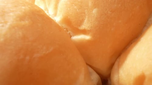 Close-Up of Golden Brown Buns