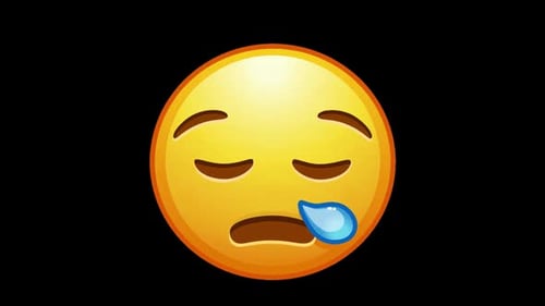 Sleepy 2 Animiertes Emoji