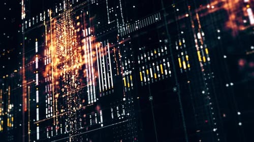 Advanced Data Matrix Simulation Vertical Background 02