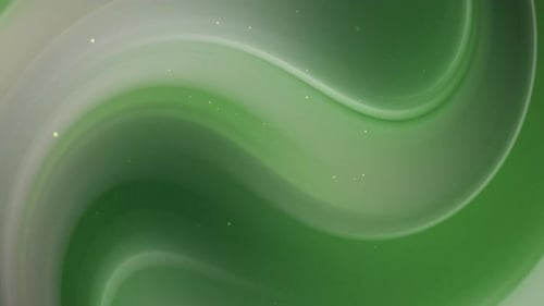 Fließende abstrakte Hintergrundanimation mit Grün- und Grautönen
