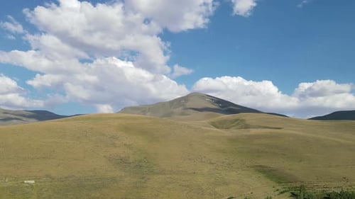 clouds dry mountains time lapse