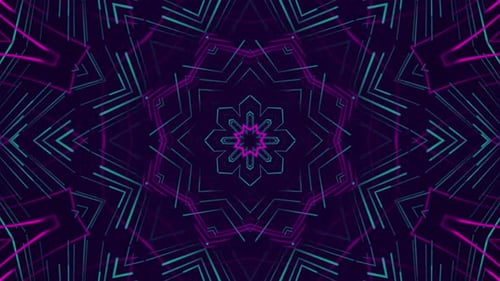 Fondo de animación de neón suave