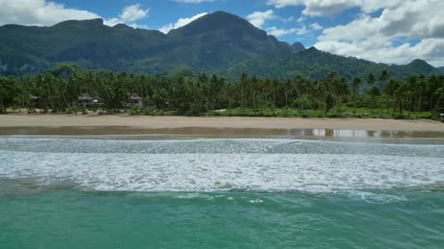 Sand Beach on Philippines Island
