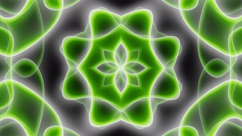 Bunter Neon-Kaleidoskop-Loop-Animationshintergrund