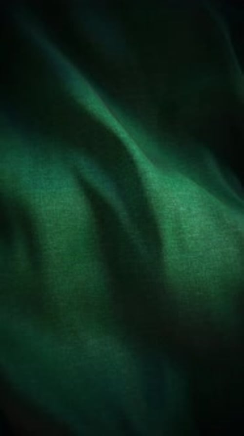 Green Fabric Background