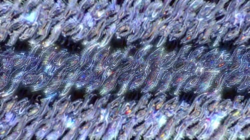 Éclats optiques et animation de distorsion des vagues. 4k