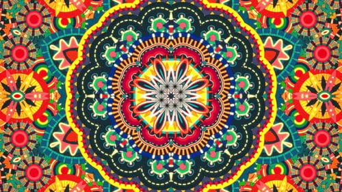 Colorful Mandala Kaleidoscope