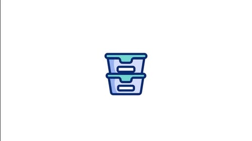 Lunch Box Animated Icon
