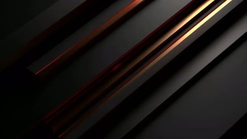 Abstract Geometric Glowing Metallic Lines Background