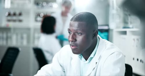 Young Scientist working in a Medical Research Lab