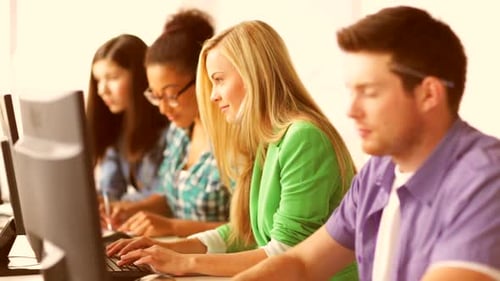 Education and School - Students in Computer Class Advice