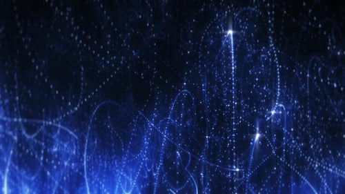 Blue Stage Particles Stars Loop