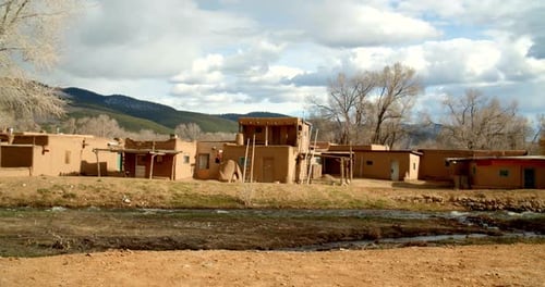 Taos Pueblo New Mexico Adobe Adobe