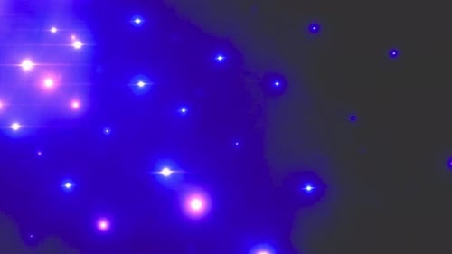 Dynamic Pulsating Light Flashes and Vibrant Lens Flares