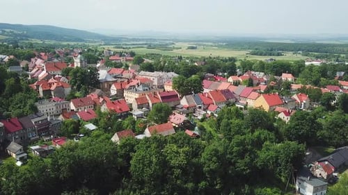 Alte europäische Kleinstadt