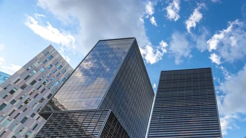 Timelapse of Barcelona's Tech District Buildings