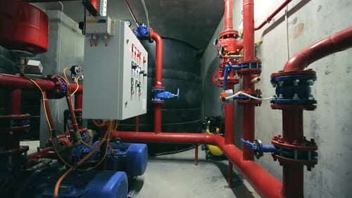 Pumping Substation in an Apartment Building