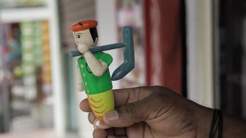 Hand-Painted Colorful Figure - Exquisite Ethnic Doll