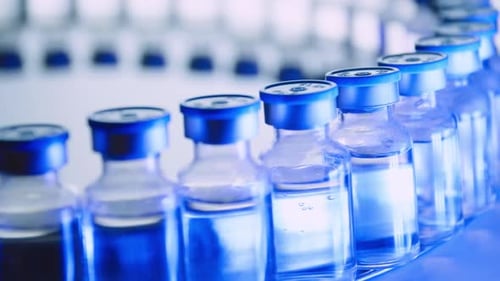 Production continue de flacons de médicaments critiques sur une chaîne de montage