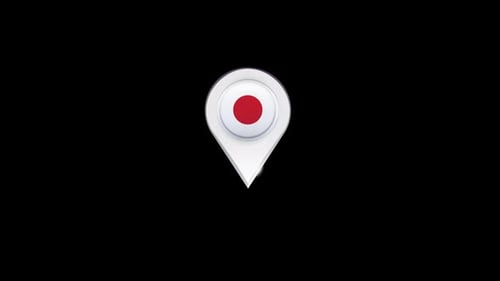 japan flag pin alpha channel