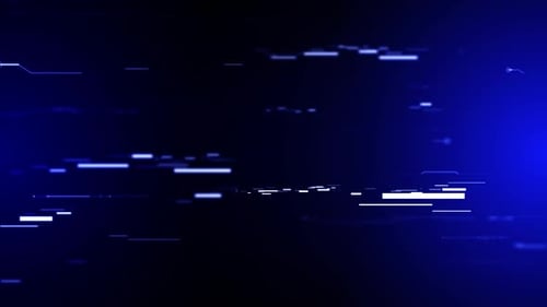 Futuristic Background Of Cyberspace Loop