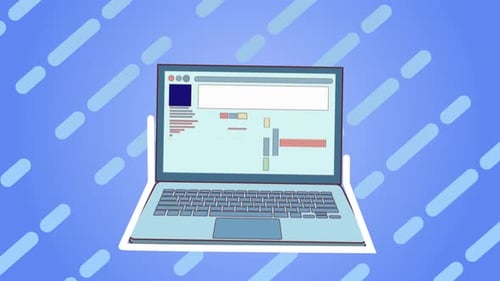 Website Showing Motion Graphics 4K