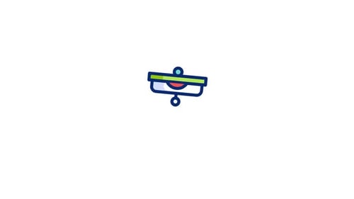 Animated Target Icon for Business Goals and Success Presentation