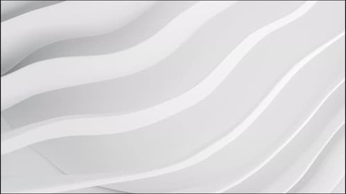 Abstract White Wavy Lines Seamless Flowing Background