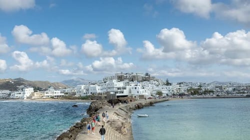 Ville de Naxos à Naxos, Grèce