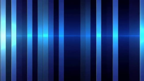 Rayas verticales abstractas en tonos azul oscuro y azul claro, con un efecto brillante