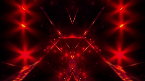 Futuristischer Gittertunnel-Videohintergrund
