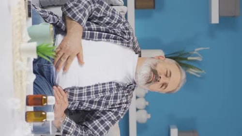 Vertical video of Fatigue feeling.